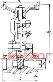Z61HZ61YZ61W  PN100~PN160 в庸ШʽlyҪμYߴʾD